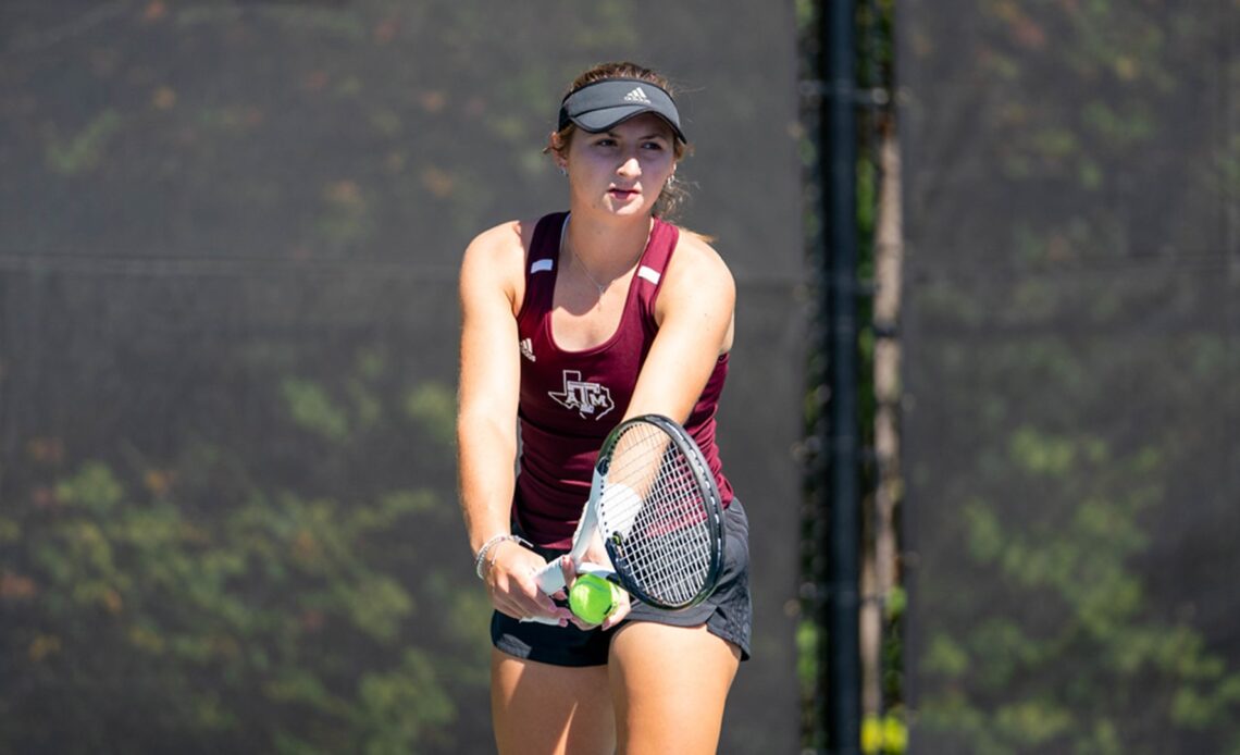 Goldsmith, Stoiana Qualify for ITA Singles Main Draw - Texas A&M Athletics