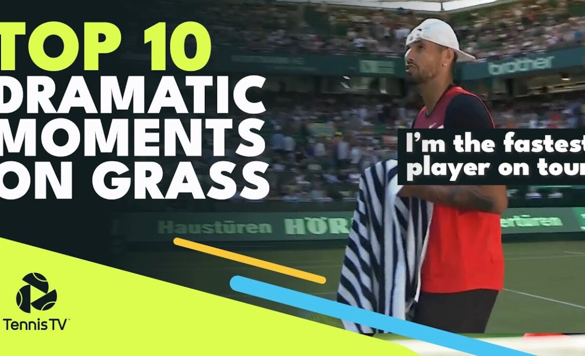 Grass Court Drama: Most Dramatic Tennis Moments From The ATP Grass Season
