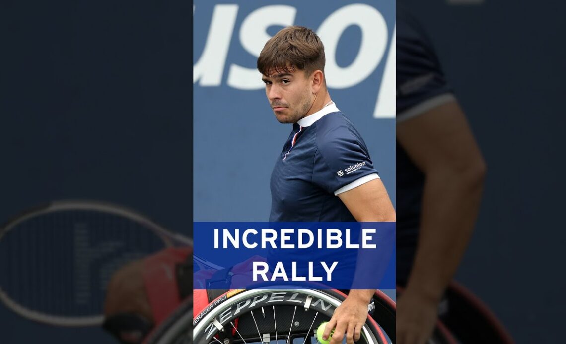 INCREDIBLE wheelchair doubles winner! 🤯