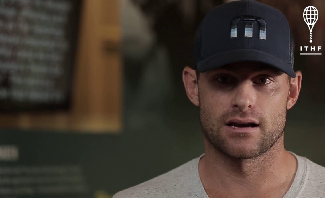 In the Museum with Hall of Famer Andy Roddick