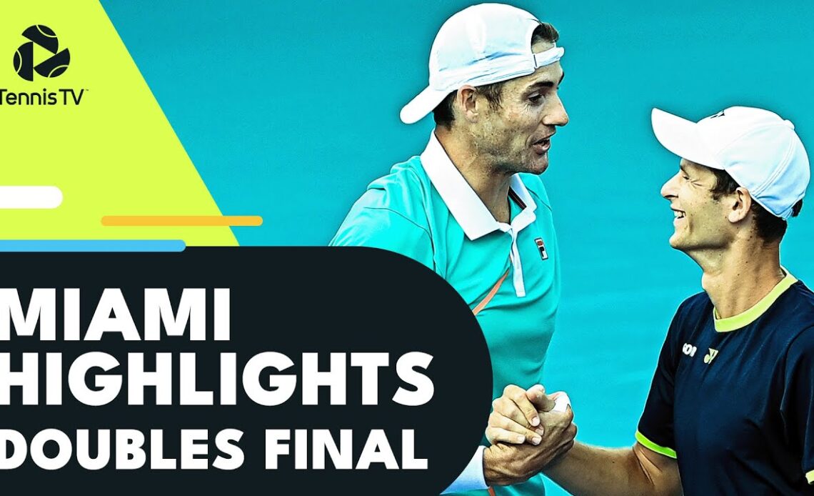 Isner & Hurkacz vs Koolhof & Skupski For the Title | Miami Open 2022 Doubles Final Highlights