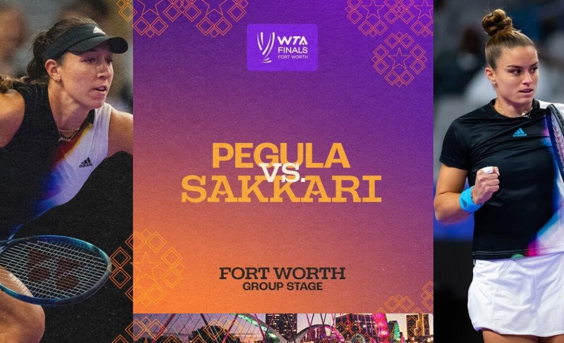 Jessica Pegula vs. Maria Sakkari | 2022 WTA Finals Group Stage | Match Highlights