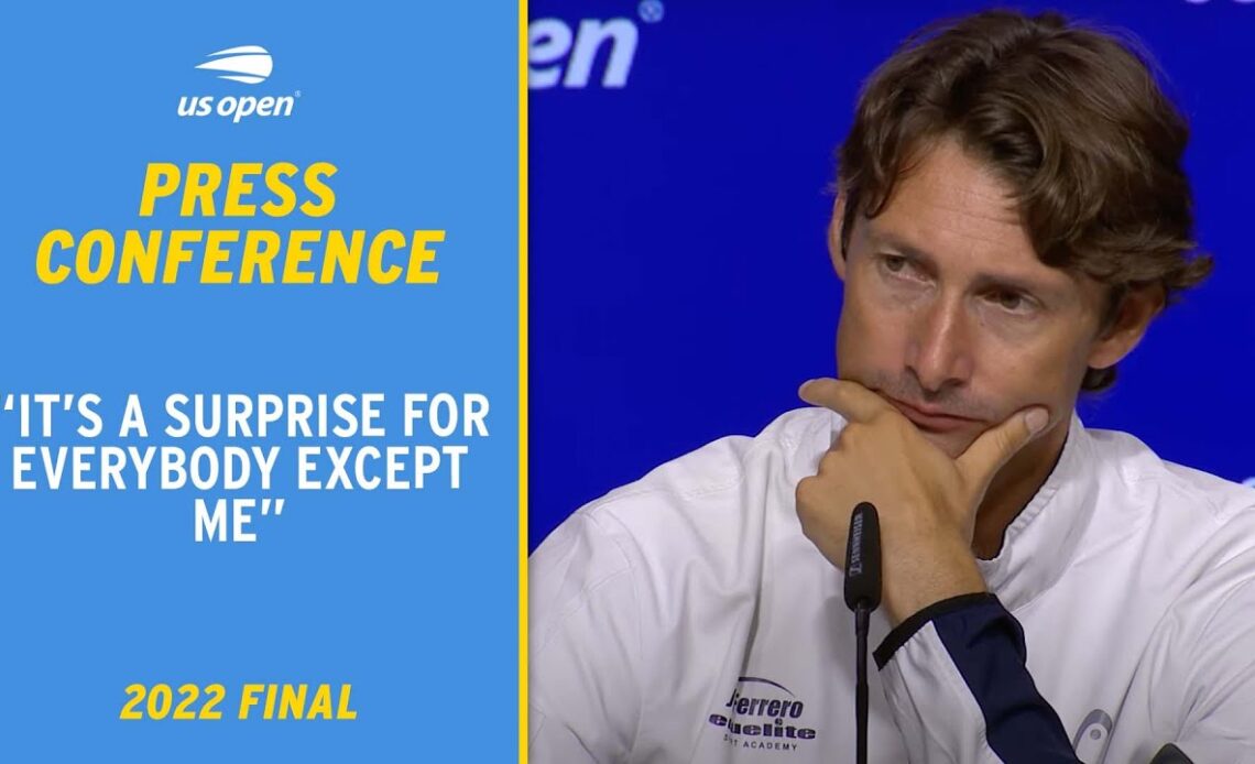 Juan Carlos Ferrero Press Conference | 2022 US Open Final