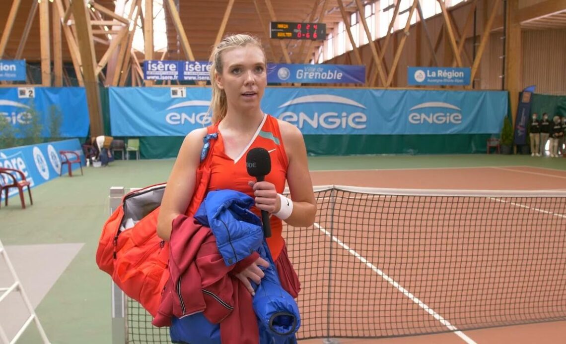 Katie Boulter interview - ITF W60 Grenoble