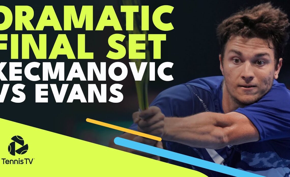 Kecmanovic vs Evans Dramatic Final Set | Tokyo 2022 Highlights