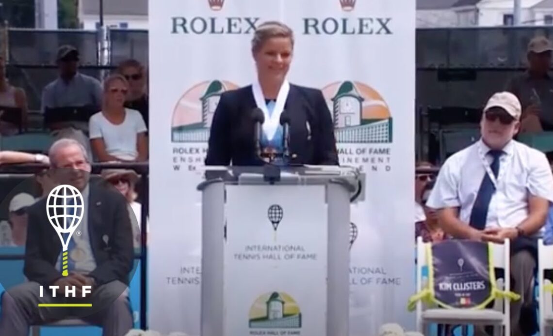 Kim Clijsters: Hall of Fame Induction Speech, 2017