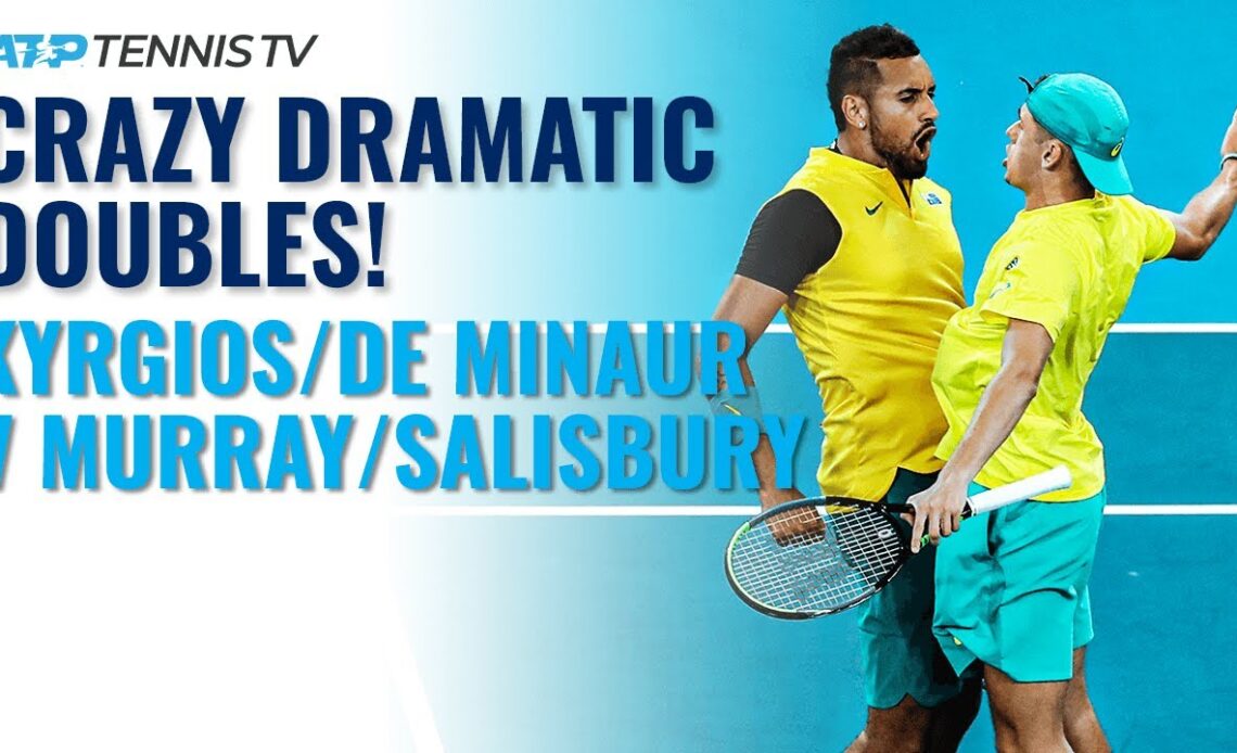 Kyrgios/De Minaur v Murray/Salisbury: Crazy Dramatic ATP Cup Highlights!