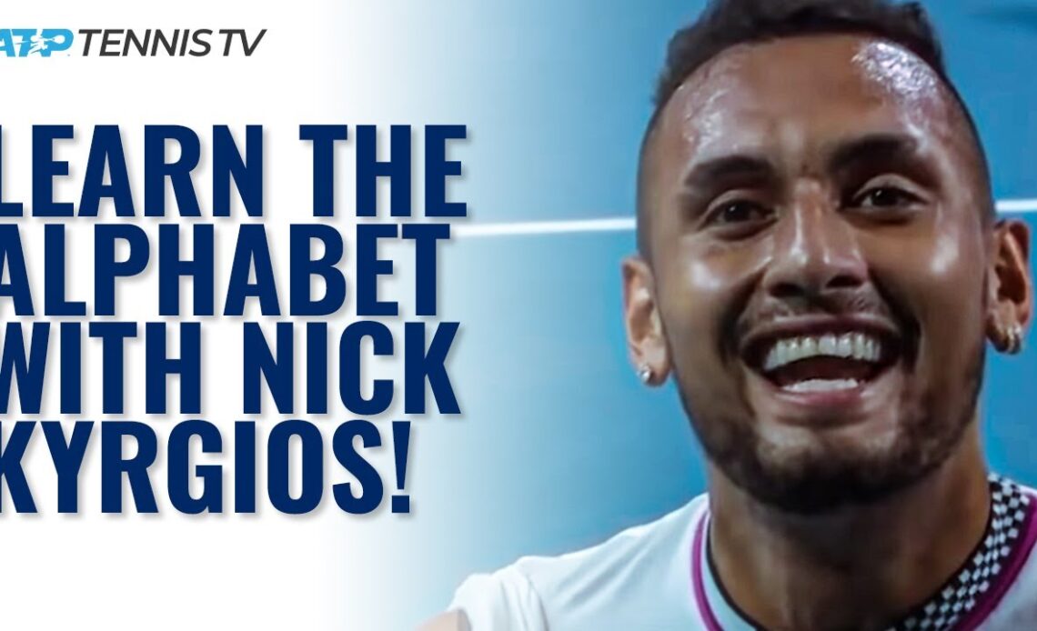 Learn the Alphabet With Nick Kyrgios!