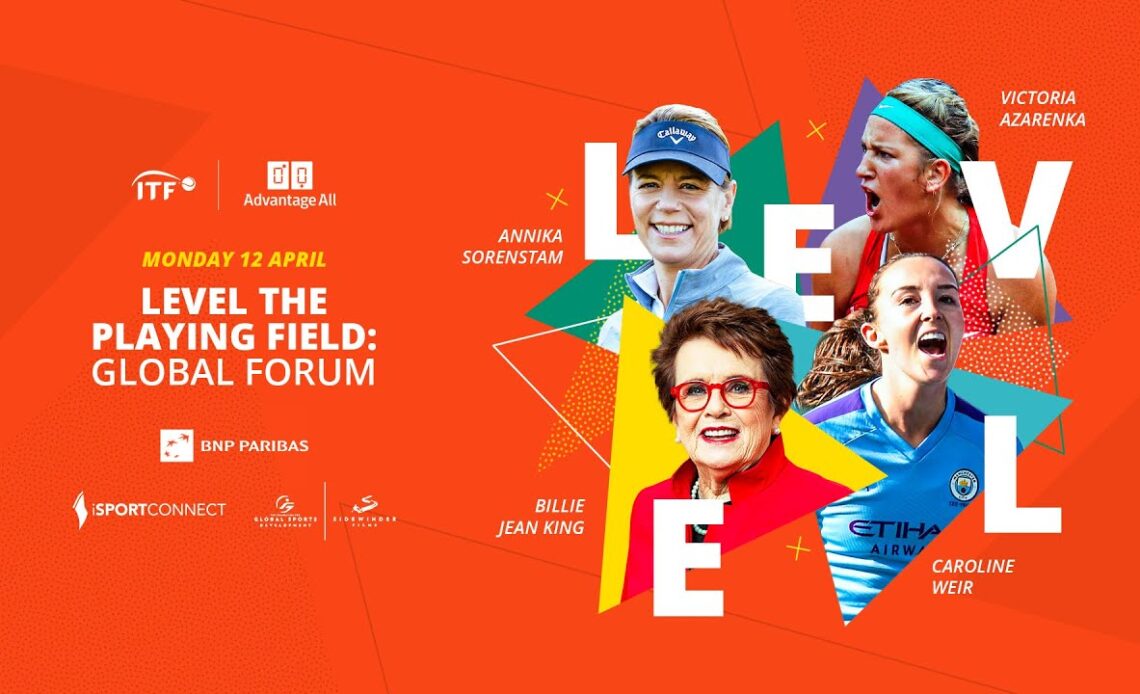 'Level the Playing Field' Global Forum: Billie Jean King in conversation with Catherine Whitaker