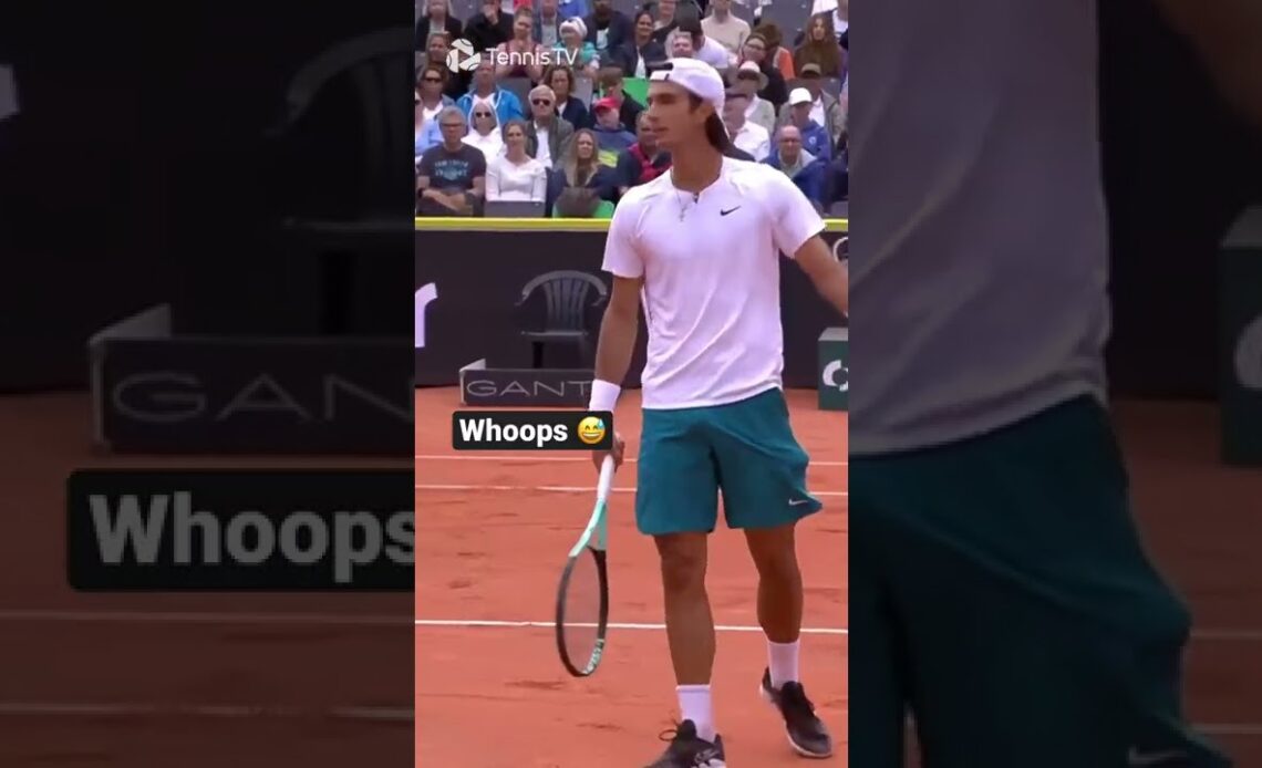 Lorenzo Musetti Hilarious Tweener Fail 😂