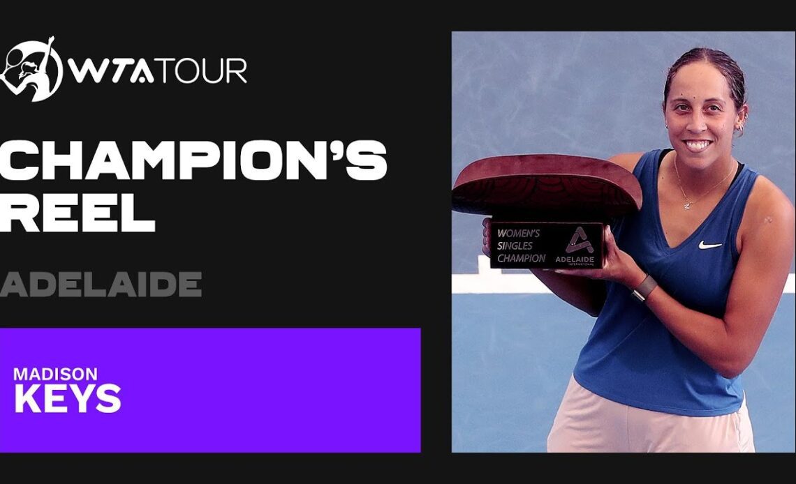 Madison Keys dominates in Adelaide!