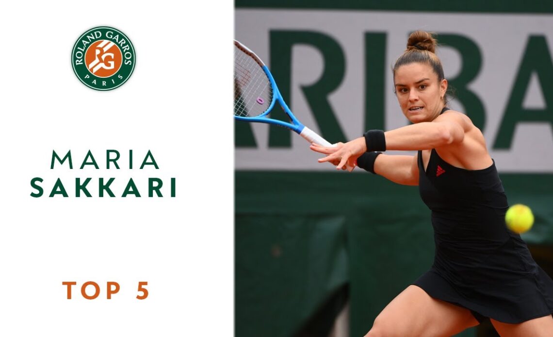 Maria Sakkari - Best Shots - TOP 5 | Roland-Garros