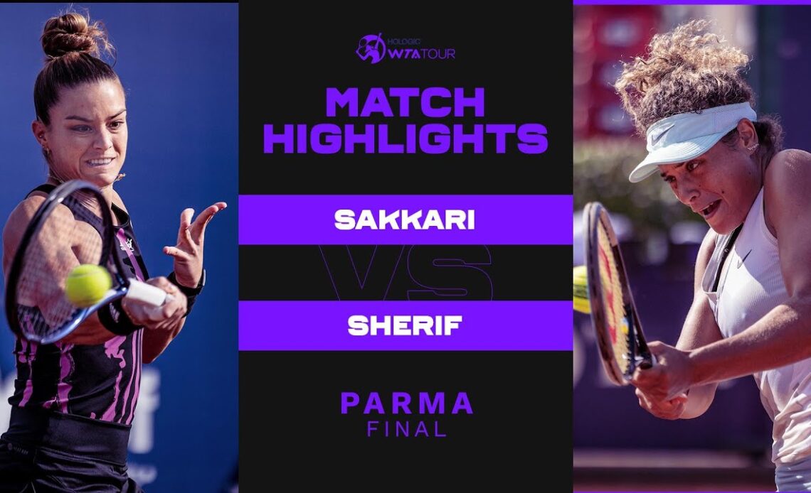 Maria Sakkari vs Mayar Sherif | 2022 Parma Final | WTA Match Highlights