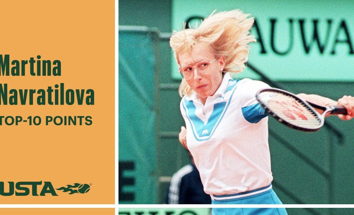 Martina Navratilova | Top-10 Points | US Open