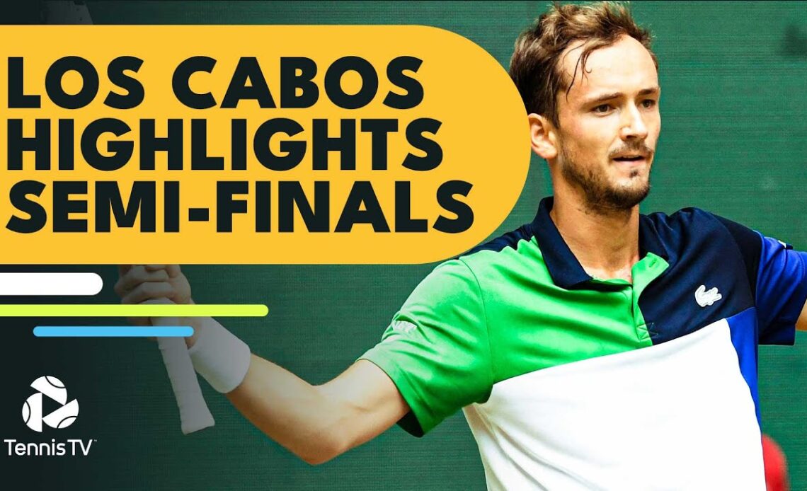 Medvedev vs Kecmanovic; Norrie vs Auger-Aliassime | Los Cabos 2022 Semi-Final Highlights