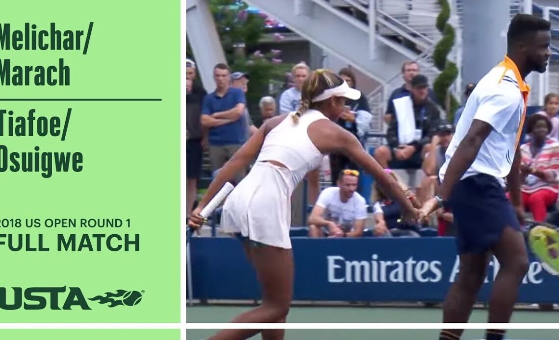 Melichar/Marach vs Osuigwe/Tiafoe Full Match | 2018 US Open Round 1