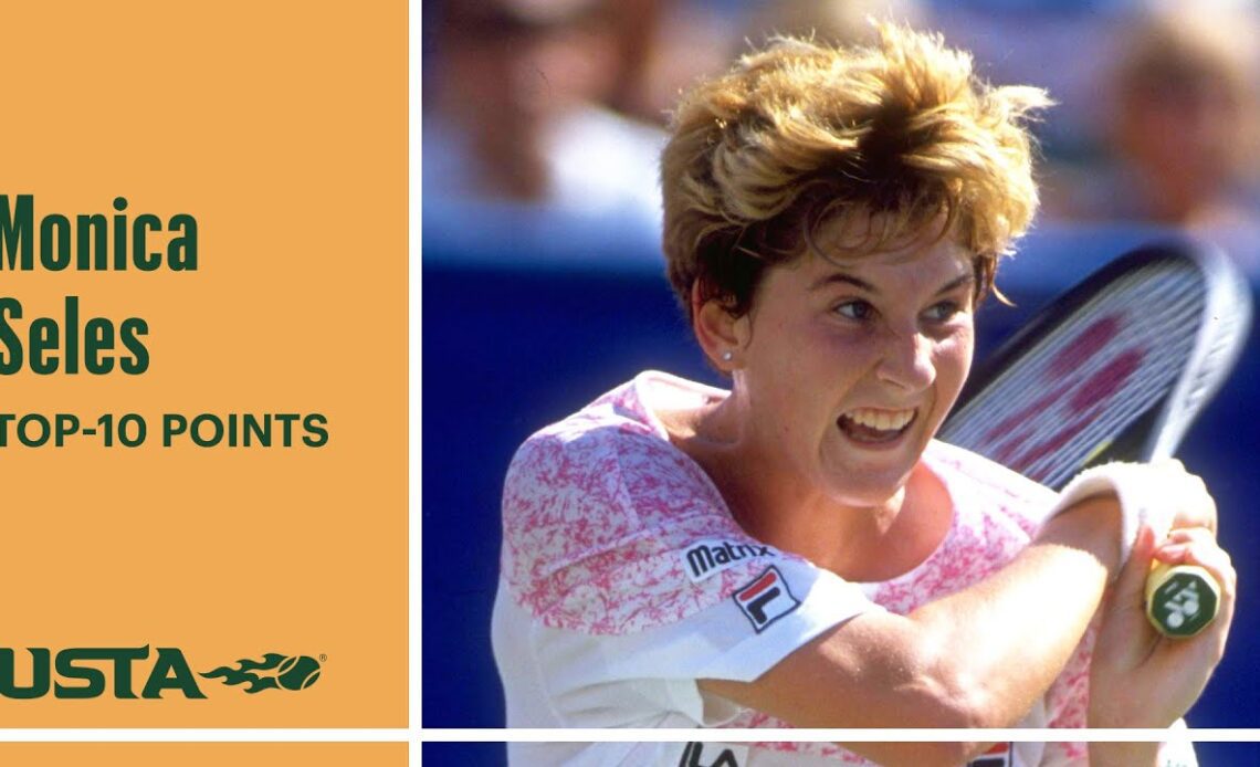 Monica Seles | Top-10 Points | US Open