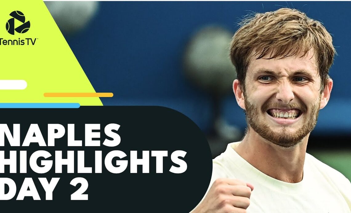 Moutet & Nardi Face Off; Carballes Baena & Baez Also Feature! | Naples 2022 Highlights Day 2