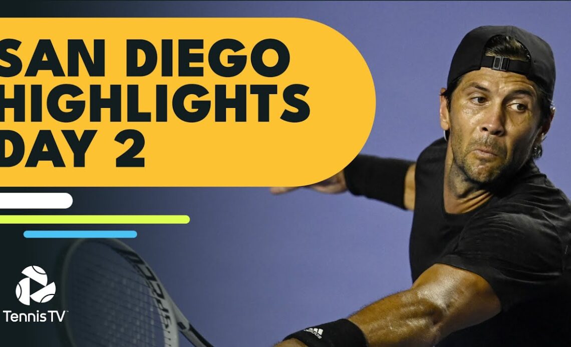 Nakashima Encounters Svajda; Verdasco, Kudla Feature | San Diego Open Highlights Day 2