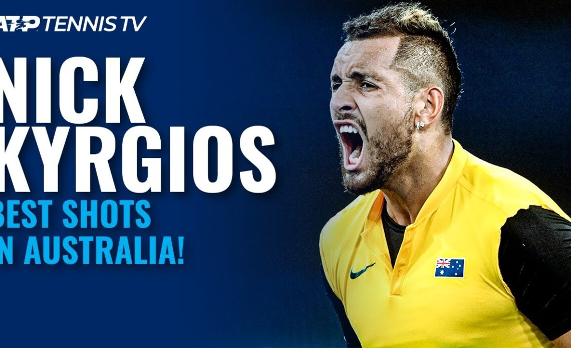Nick Kyrgios: Best ATP Shots in Australia 🇦🇺