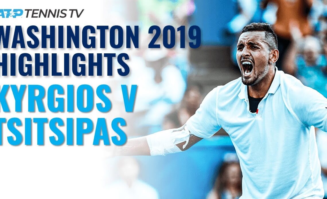 Nick Kyrgios vs Stefanos Tsitsipas: Washington 2019 Extended Tennis Highlights