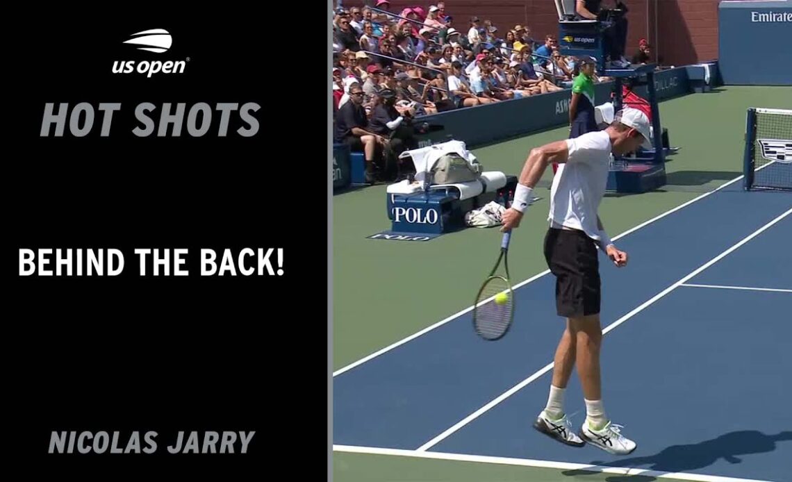 Nicolas Jarry Hits Behind-The-Back Shot! | 2022 US Open