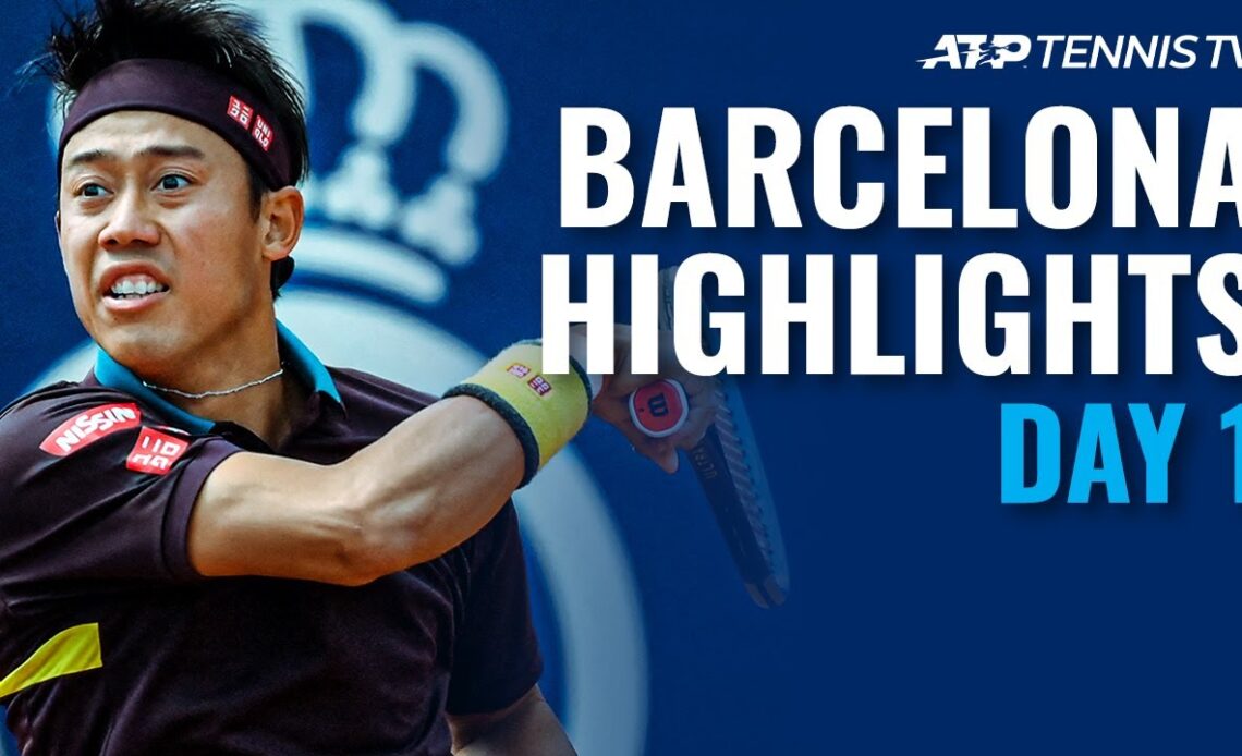 Nishikori vs Pella; Tsonga, Andujar & Chardy In Action | Barcelona Open 2021 Highlights Day 1