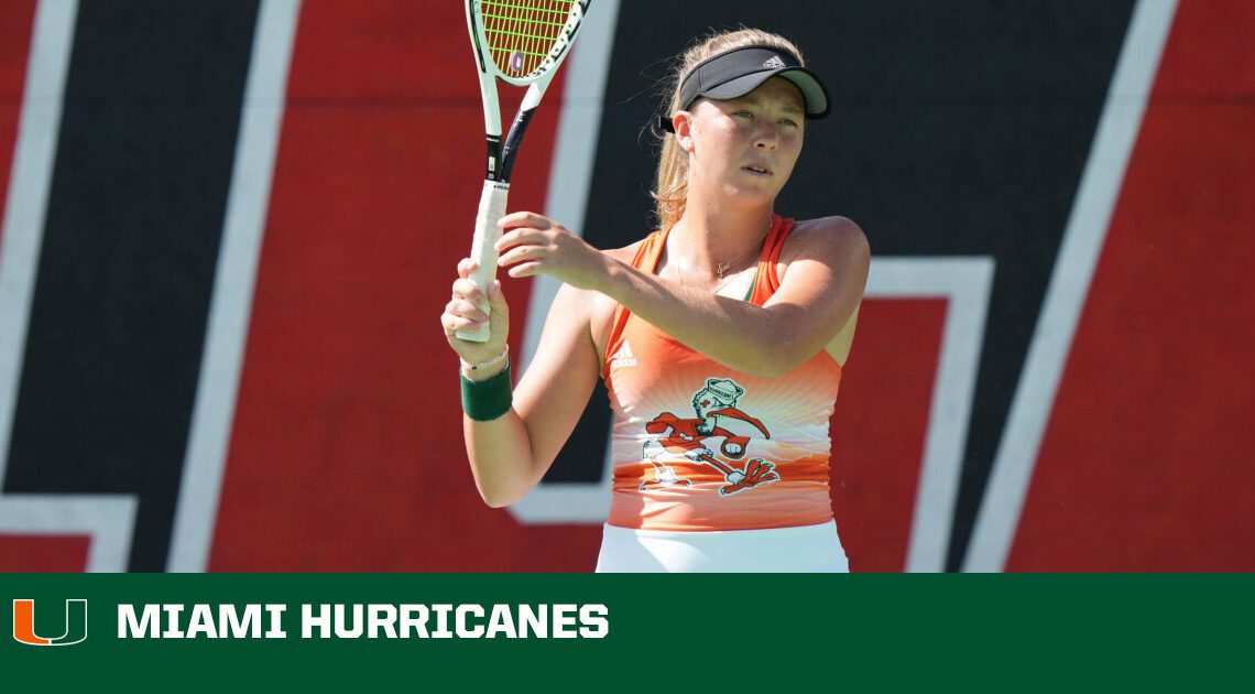 Noel, Pfennig Earn Major Wins at ITA All-American Championships – University of Miami Athletics