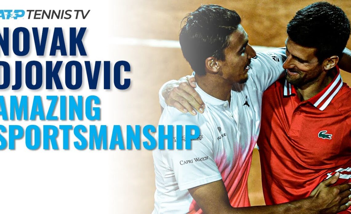 Novak Djokovic: Amazing Sportsmanship Moments!