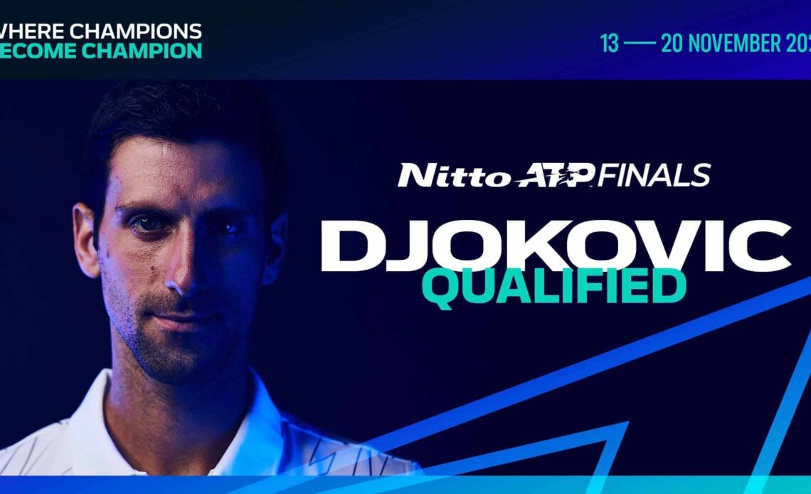 Novak Djokovic Earns 15th Nitto ATP Finals Qualification | ATP Tour