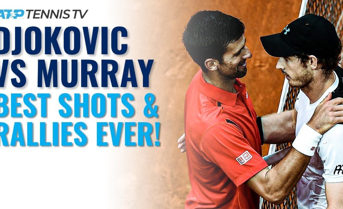 Novak Djokovic vs Andy Murray: Best ATP Shots & Rallies Ever