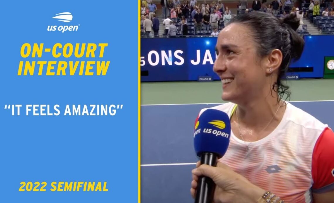 Ons Jabeur On-Court Interview | 2022 US Open Semifinal