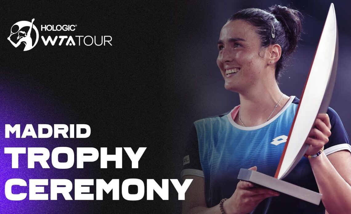 Ons Jabeur captures the 2022 Mutua Madrid Open Title | Trophy Ceremony