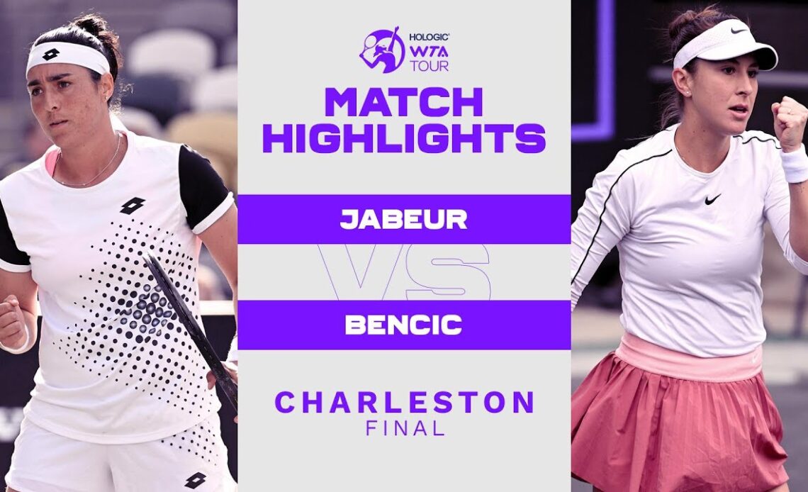 Ons Jabeur vs. Belinda Bencic | 2022 Charleston Final | WTA Match Highlights