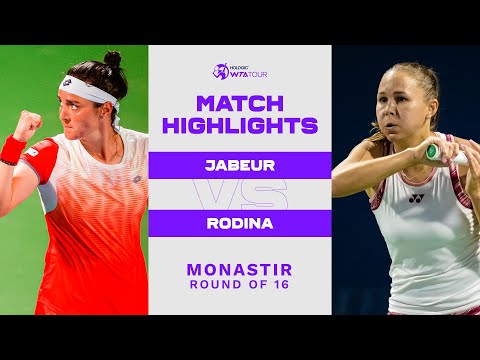 Ons Jabeur vs. Evgeniya Rodina | 2022 Monastir Round of 16 | WTA Match Highlights