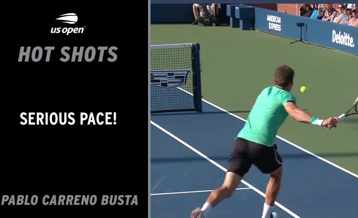 Pablo Carreño Busta Has Serious Pace! | 2022 US Open