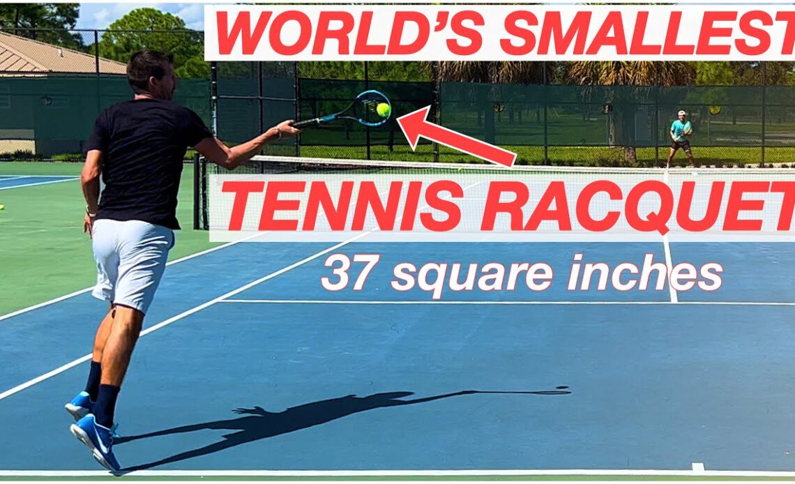 Play Testing the WORLD’S SMALLEST RACQUET | Functional Tennis Saber