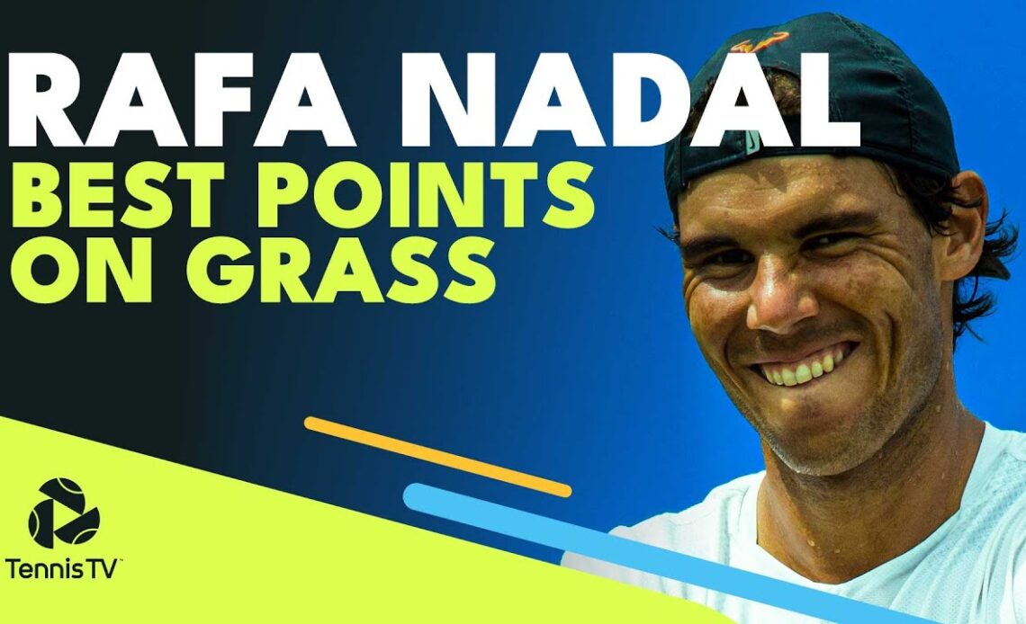 Rafa Nadal ATP Grass Court Highlight Reel 🌱