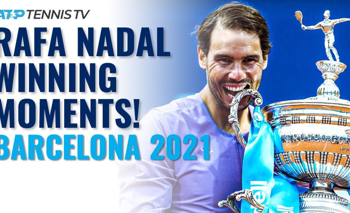 Rafa Nadal Championship Point, Trophy Lift & Speech! | Barcelona Open 2021