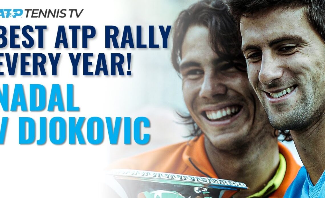 Rafa Nadal vs Novak Djokovic: Best ATP Rally Every Year They've Played!