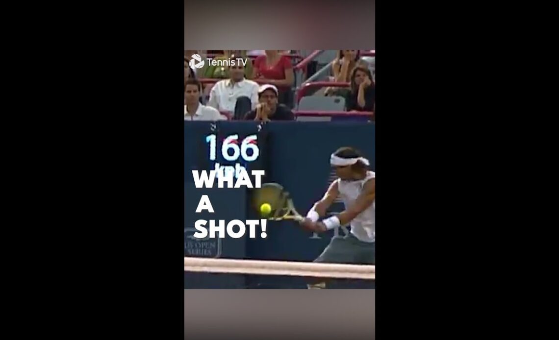 Rafa Nadal's FASTEST Backhand EVER?! ☄️