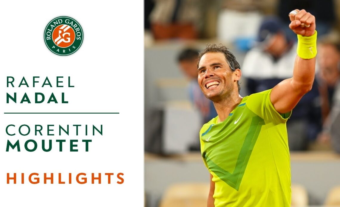 Rafael Nadal vs Corentin Moutet - Round 2 Highlights | Roland-Garros 2022
