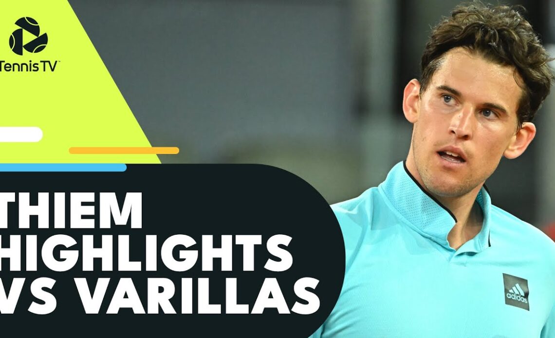 Returning To Form: Dominic Thiem Highlights vs Varillas | Gstaad 2022