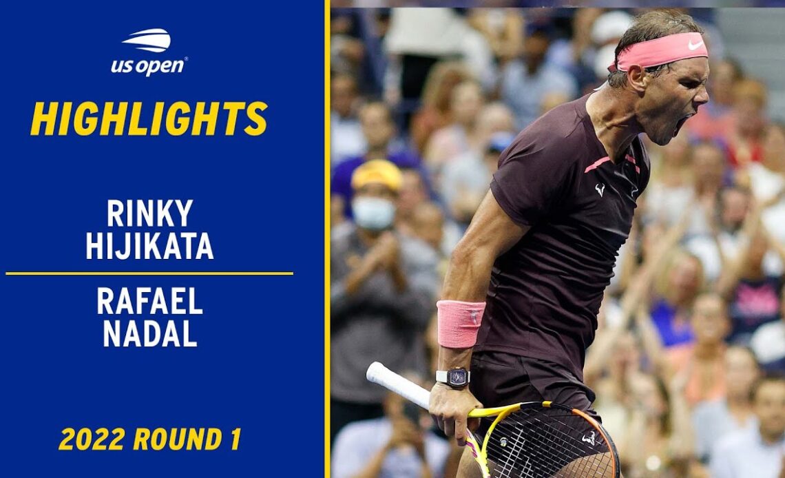 Rinky Hijikata vs. Rafael Nadal Highlights | 2022 US Open Round 1