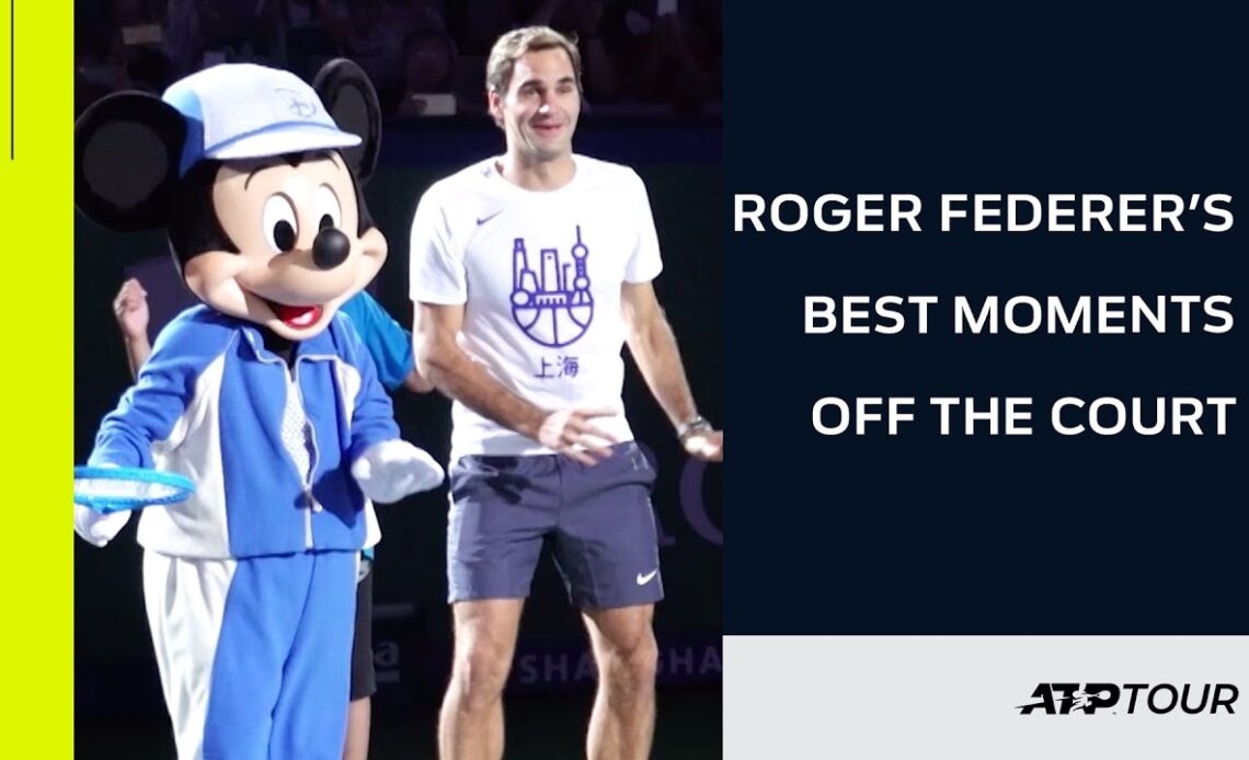 Roger Federer's Best Moments Off The Court