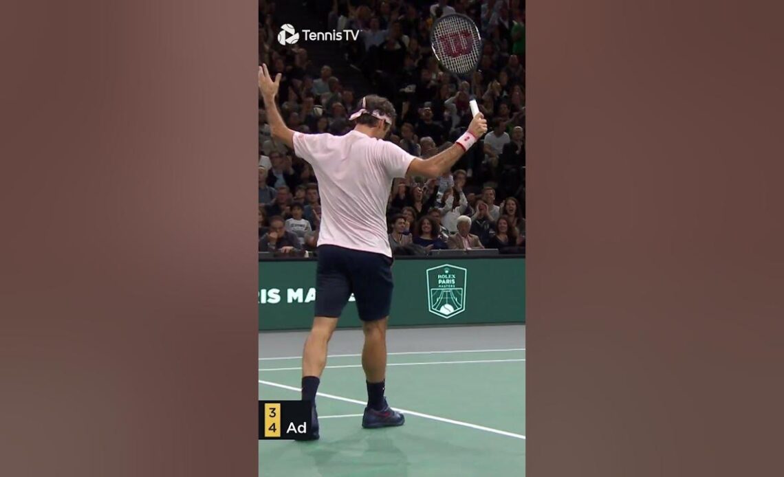 Roger Federer's Miracle Shank Winner!