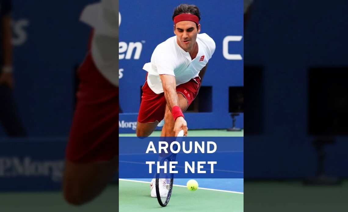Roger Federer's RIDICULOUS around-the-net winner! 🤯