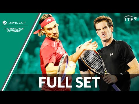 Ruben Bemelmans v Andy Murray | Full Set | 2015 Davis Cup