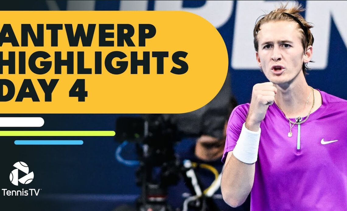 Schwartzman Faces Goffin; Thiem, Korda, Auger-Aliassime all Feature | Antwerp 2022 Highlights Day 4