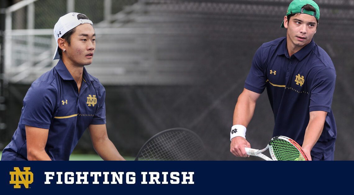 Senior Duo of Che and Fu Win Championship – Notre Dame Fighting Irish – Official Athletics Website